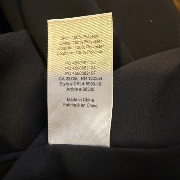 Wilfred by Aritzia Black Wide-Leg Jumpsuit | Cross-Back | Size L - Picture 6 of 6